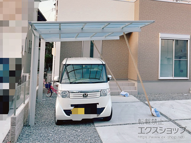 三重県桑名市ののカーポート エフルージュグラン　積雪〜20cm対応 施工例