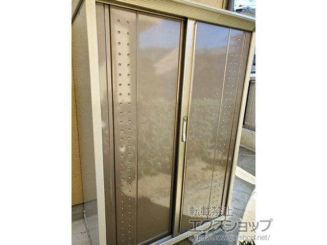 広島県広島市のの物置・屋外倉庫 グランプレステージジャンプ 1120×650×1600（GP-116B-F） GP-116B-F-CB 施工例