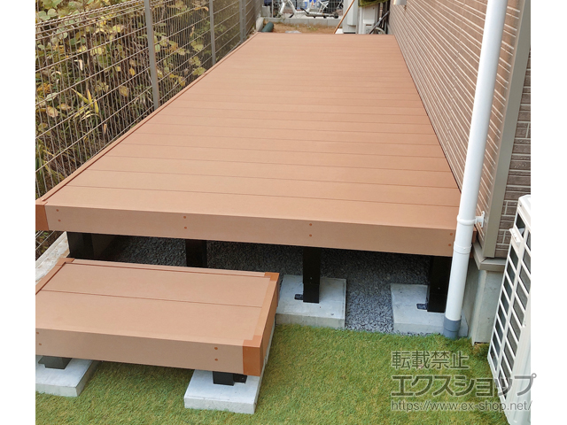 千葉県木更津市ののウッドデッキ リウッドデッキ 200 施工例