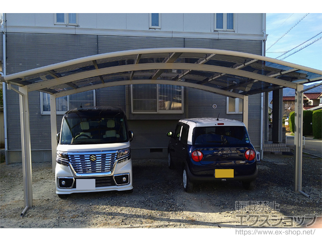 長野県長野市ののカーポート レイナツインポートグラン　積雪〜20cm対応 施工例