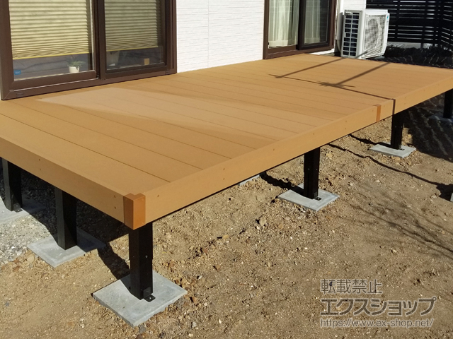 長野県安曇野市ののウッドデッキ リウッドデッキ 200 施工例