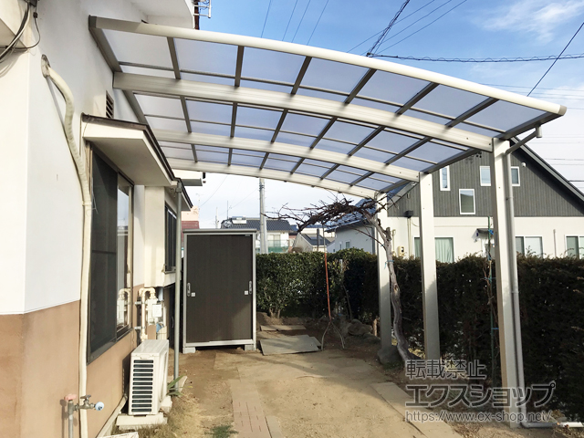 長野県佐久市ののカーポート レイナベーカポートグラン50　積雪〜50cm対応 施工例