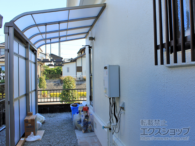 宮崎県宮崎市ののストックヤード スピーネストックヤードR型 パネルタイプ スクリーン仕様 積雪〜20ｃｍ対応 施工例