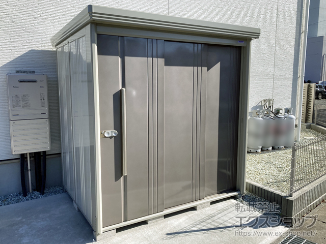 福島県福島市のの物置・屋外倉庫 Mr.ストックマンダンディ 一般型 2016×1590×2110（ND-2015） ND-2015-B 施工例