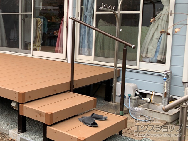 神奈川県横浜市のの手すり パルトナーUDフェンス1型 自立タイプ 施工例