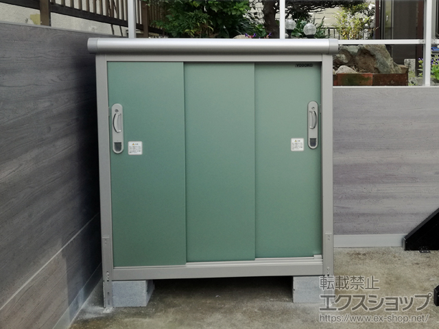 埼玉県入間郡毛呂山町のの物置・屋外倉庫 エスモ 一般型 1050×650×1101 ESE-1006Y-EG 施工例