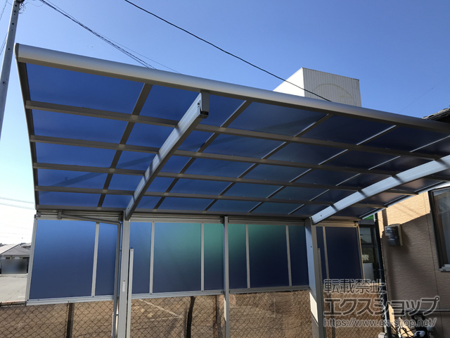 熊本県山鹿市ののカーポート レイナポートグラン　積雪〜20cm対応 施工例