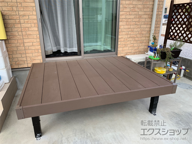 高知県高知市ののウッドデッキ リウッドデッキ 200 施工例