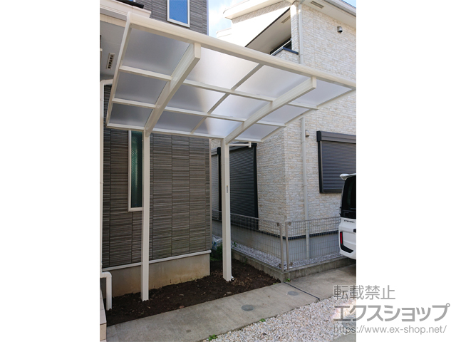 神奈川県厚木市ののサイクルポート・駐輪場 レイナポートグランミニ 積雪〜20cm対応 施工例