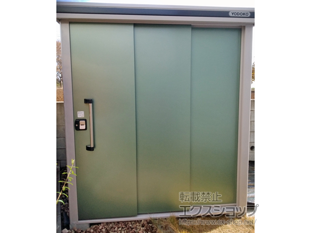 茨城県常総市のの物置・屋外倉庫 エルモ 一般型 1870×1520×2120 LMD-1815-EG 施工例