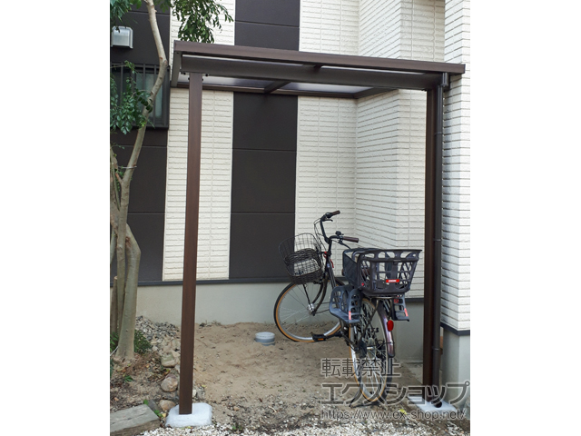 愛知県あま市ののテラス屋根 サザンテラス (フレーム仕様) テラスタイプ 単体 積雪〜20cm対応 施工例