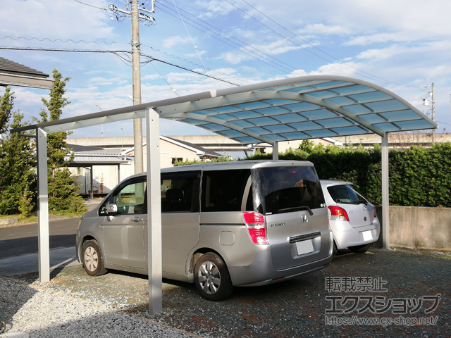 静岡県掛川市ののカーポート レイナツインポートグラン　積雪〜20cm対応 施工例