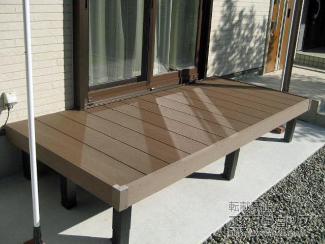 岐阜県大垣市ののウッドデッキ マージウッドデッキ 施工例