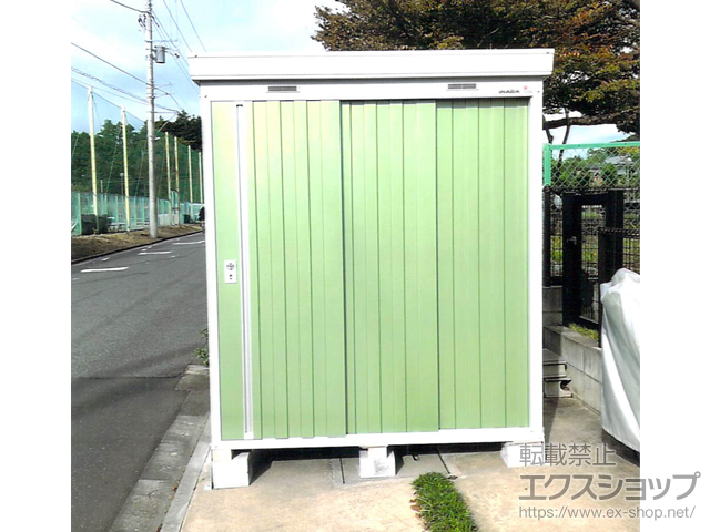 神奈川県大和市のの物置・屋外倉庫 NXN-32S-OG ネクスタ 一般型 1790×1790×2020（NXN-32S） 施工例