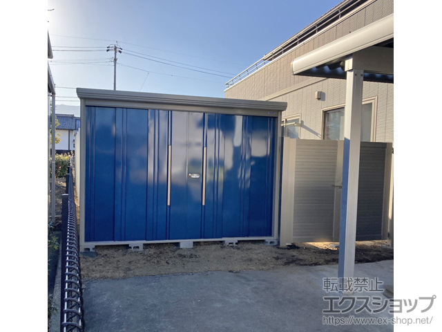 長野県安曇野市のの物置・屋外倉庫 Mr.ストックマンダンディ 一般型 2900×1922×2110 ND-2919-DB 施工例