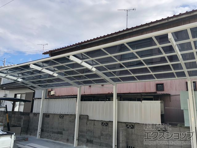愛知県名古屋市ののカーポート レイナポートグラン 縦連棟　積雪〜20cm対応 施工例