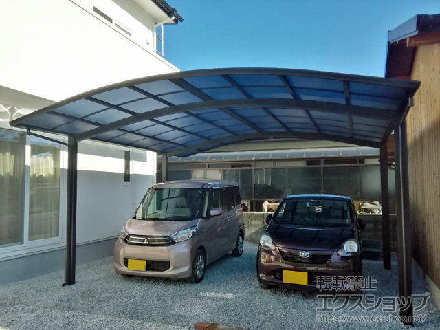 愛媛県今治市ののカーポート レイナツインポートグラン　積雪〜20cm対応 施工例