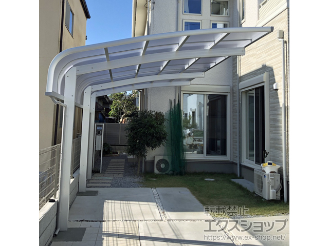 千葉県流山市ののカーポート レイナキャップポートグラン 延長 積雪〜20cm対応 施工例