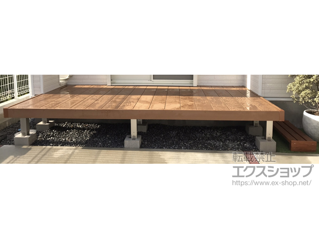 兵庫県三木市ののウッドデッキ リウッドデッキ 200 施工例