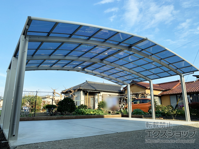 愛知県小牧市ののカーポート レイナトリプルポートグラン　積雪〜20cm対応 施工例