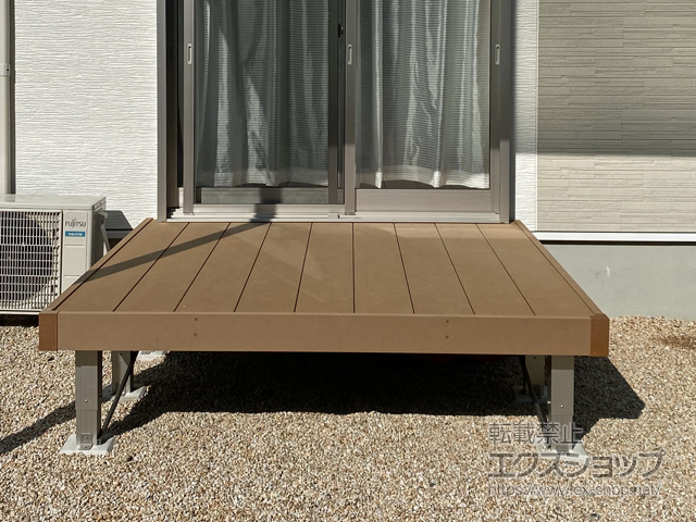 山口県宇部市ののウッドデッキ マージウッドデッキ 施工例