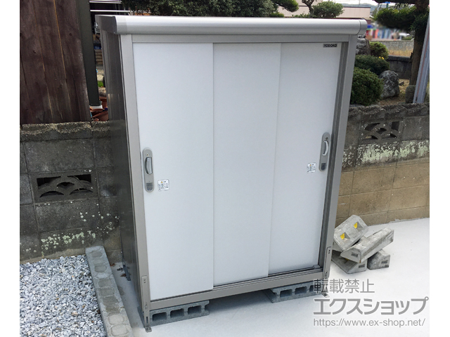 福岡県鞍手郡小竹町のの物置・屋外倉庫 エスモ 一般型 1200×750×1501 ESE-1207E-PW 施工例