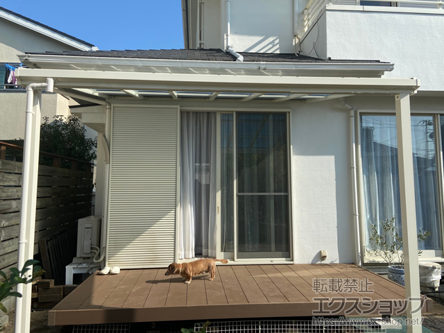 神奈川県藤沢市ののウッドデッキ マージウッドデッキ 施工例