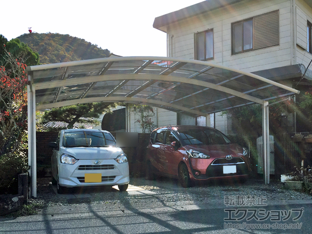 兵庫県赤穂市ののカーポート レイナツインポートグラン　積雪〜20cm対応 施工例