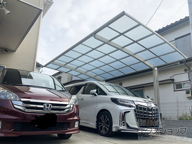 埼玉県富士見市ののカーポート レイナポートグラン　積雪〜20cm対応 施工例