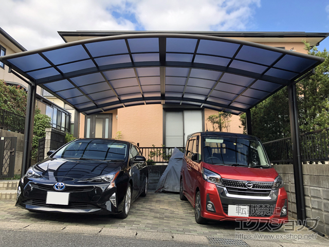 山口県下関市ののカーポート レイナツインポートグラン　積雪〜20cm対応 施工例