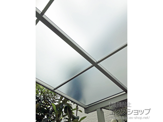 千葉県船橋市ののテラス屋根 ソラリア F型 テラスタイプ 単体 積雪〜20cm対応 施工例