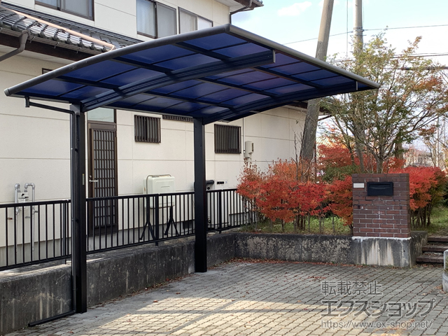 福島県郡山市ののカーポート レイナポートグランZ　積雪〜20cm対応 施工例