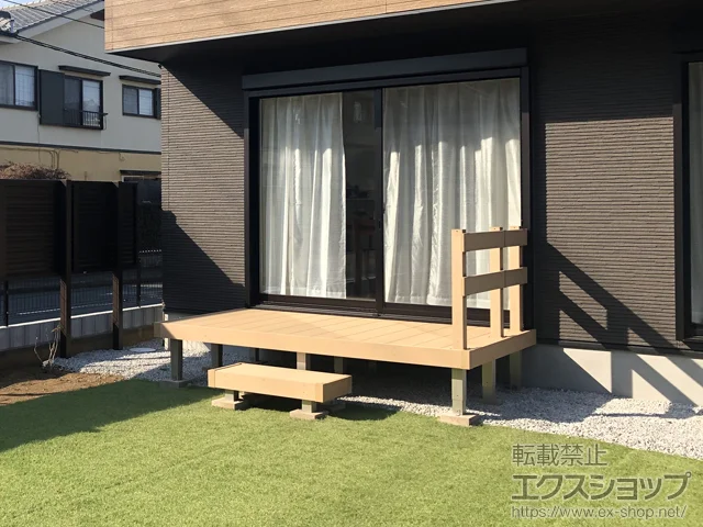 ��ʌ����ԌS�јC�R���̂̃t�F���X�E��E���A�E�b�h�f�b�L ���E�b�h�f�b�L 200�{�Ɨ����X�e�b�v�i1�i�j�{���E�b�h�f�b�L�t�F���X4�^ �{�H��