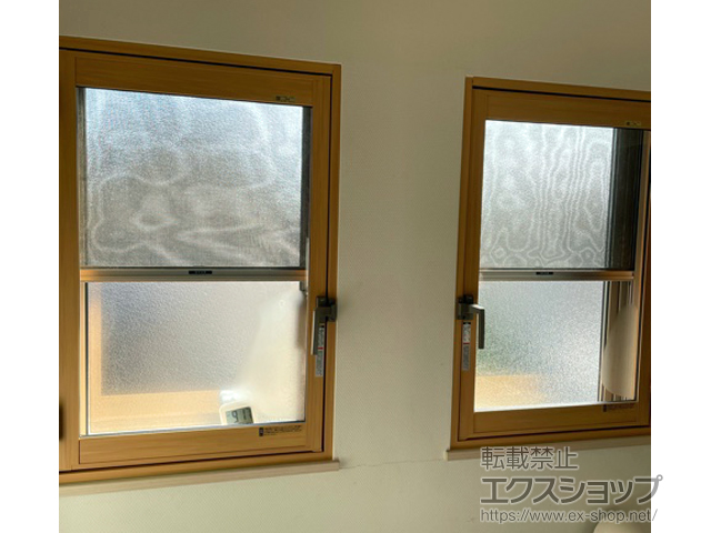 千葉県千葉市のの二重窓（内窓） インプラス 開き窓 外観左吊元 施工例