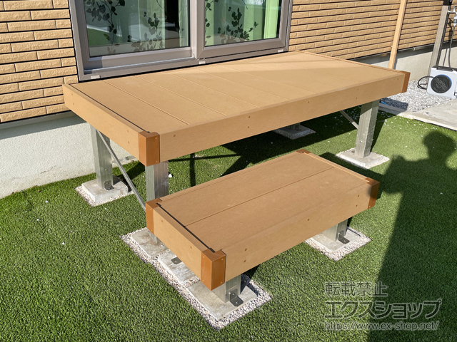 栃木県鹿沼市ののウッドデッキ マージウッドデッキ 施工例