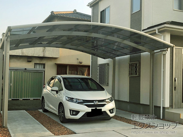 静岡県掛川市ののカーポート レイナツインポートグラン　積雪〜20cm対応 施工例