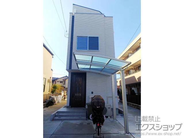 東京都練馬区の三協アルミサイクルポート・自転車置き場施工例 東京都練馬区の三協アルミサイクルポート・自転車置き場施工例