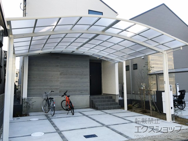 千葉県松戸市ののカーポート レイナツインポートグラン　積雪〜20cm対応 施工例
