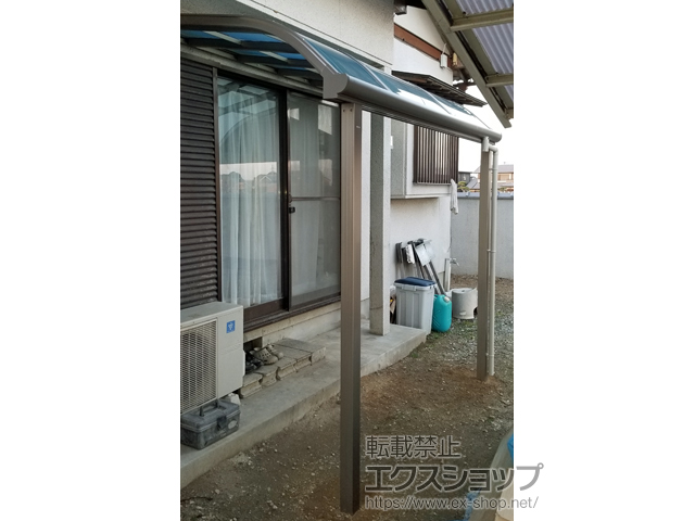 兵庫県加古郡稲美町ののテラス屋根 レボリューZ R型 積雪50cm対応 テラスタイプ 単体 施工例