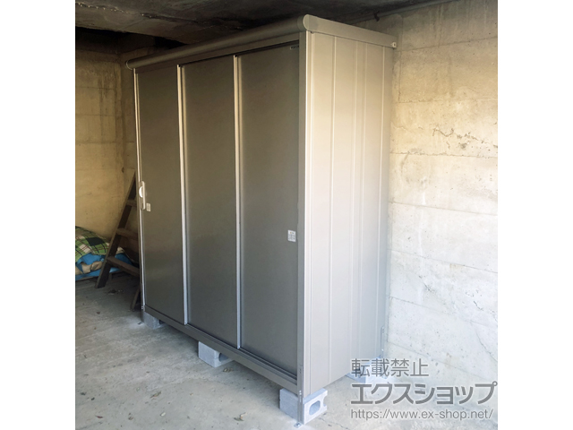 千葉県船橋市のの物置・屋外倉庫 エスモ 一般型 1797×750×1959（ESE-1807A） ESE-1807A-SS 施工例