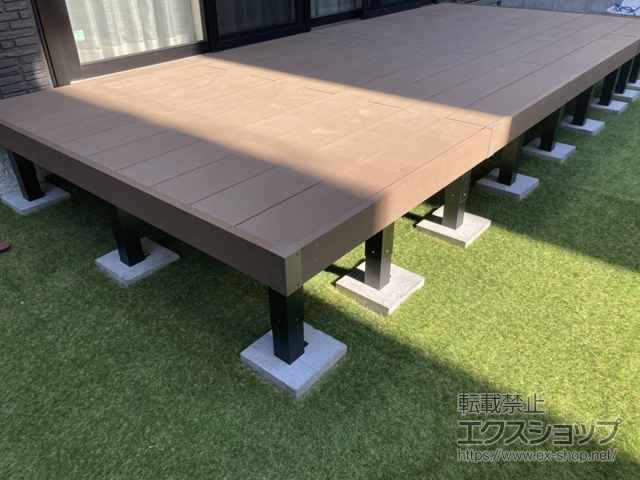 千葉県流山市ののウッドデッキ リウッドデッキ 200 施工例