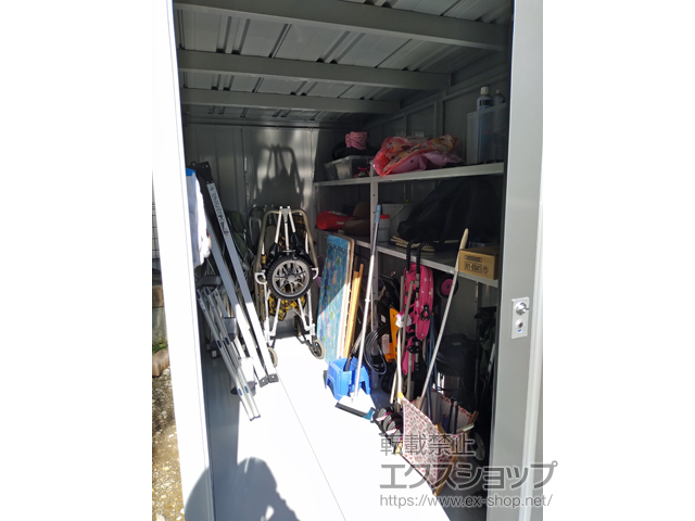 静岡県沼津市のの物置・屋外倉庫 ネクスタ 一般型 1530×2630×2075（NXN-41CS） NXN-41CS-PG 施工例