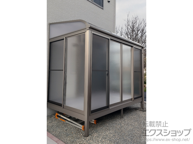 兵庫県小野市ののテラス囲い・サンルーム サニージュ R型 床納まり ランマ無 積雪〜20cm対応 施工例