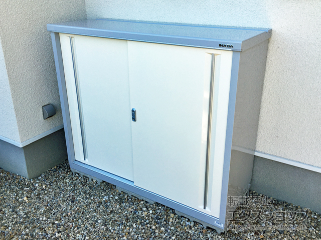 愛知県名古屋市のの物置・屋外倉庫 シンプリー 一般型 1520×615×1303 MJX-156C-P-FW 施工例