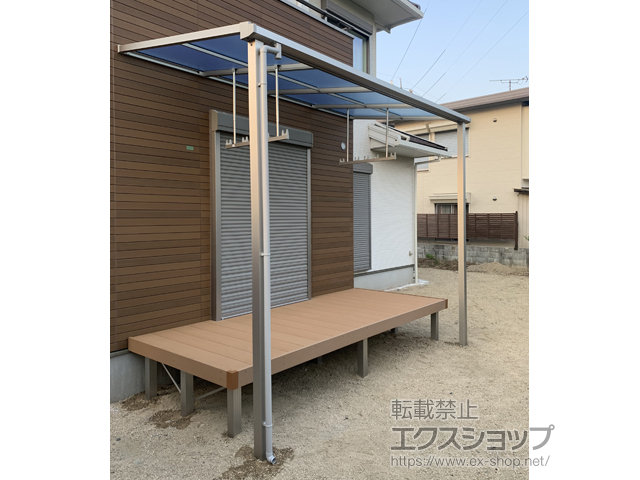 広島県尾道市ののウッドデッキ リウッドデッキ 200 施工例