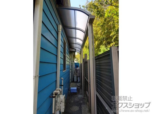 千葉県我孫子市ののテラス屋根 スピーネ R型 テラスタイプ 連棟 積雪〜20cm対応 施工例