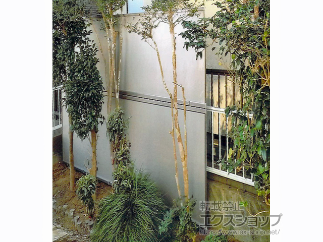 千葉県八街市ののフェンス・柵 めかくし塀P型 めかくしタイプ 高尺タイプ 自由柱 施工例