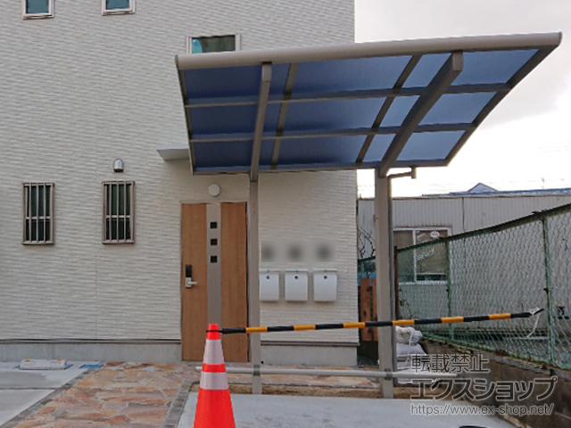 京都府亀岡市ののサイクルポート・駐輪場 レイナポートグランミニ 積雪〜20cm対応 施工例