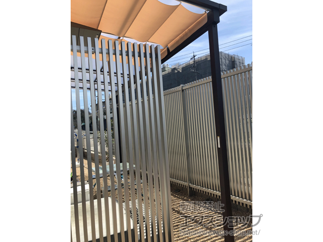 山口県宇部市ののテラス屋根 サザンテラス (フレーム仕様) テラスタイプ 単体　積雪〜20cm対応 施工例