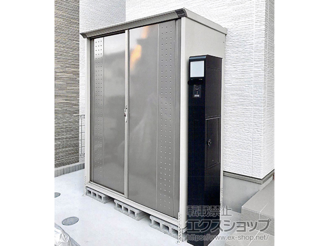 神奈川県横浜市のの物置・屋外倉庫 グランプレステージジャンプ 1488×750×1900 GP-157A-F-CB 施工例